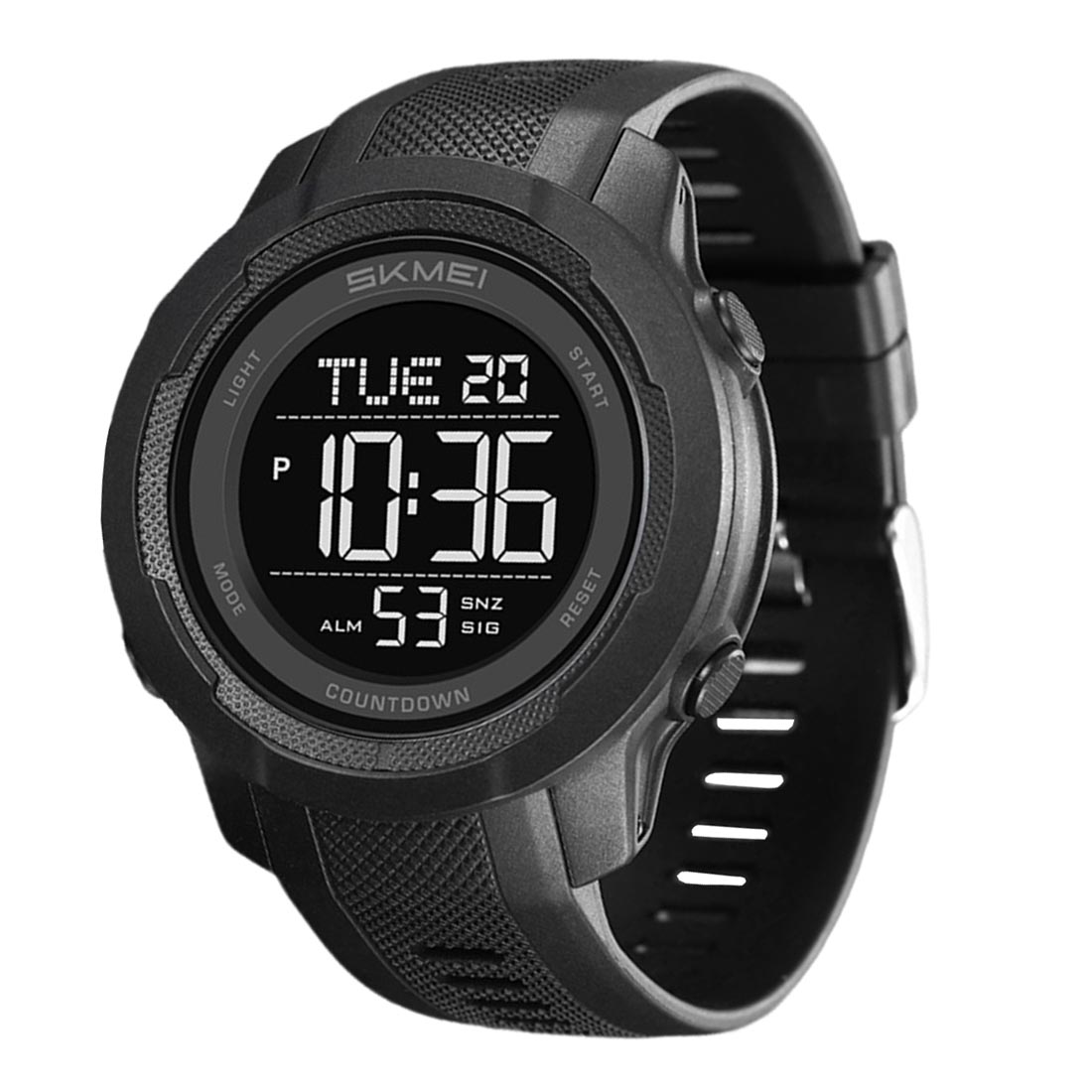 RELOJ SKMEI 2740 HOMBRE DIGITAL DEPORTIVO MULTIFUNCIÓN TÁCTICO NEGRO - 5
