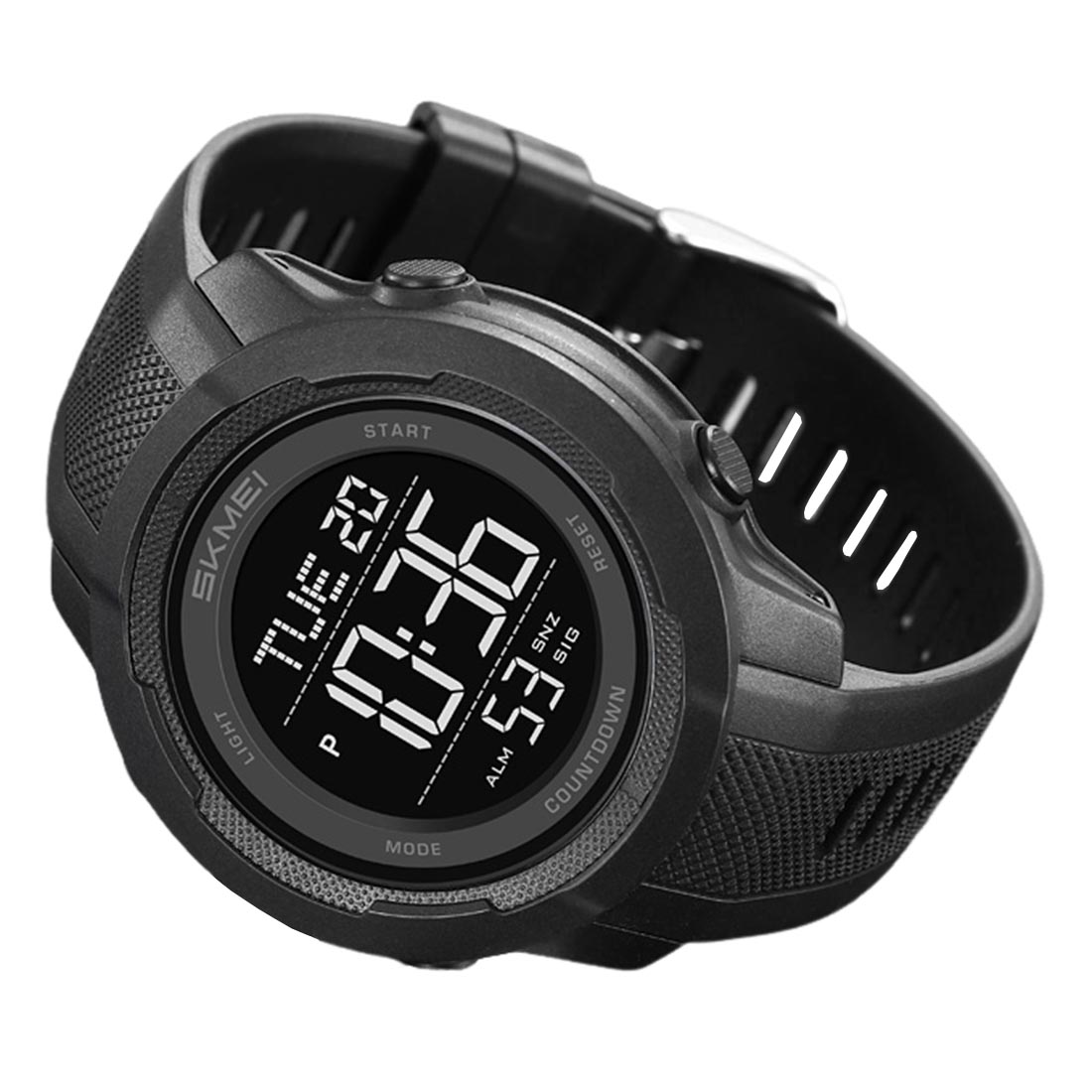 RELOJ SKMEI 2740 HOMBRE DIGITAL DEPORTIVO MULTIFUNCIÓN TÁCTICO NEGRO - 6