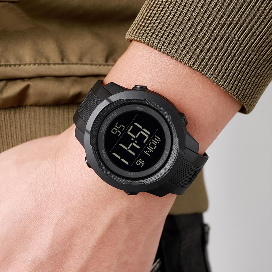 RELOJ SKMEI 2740 HOMBRE DIGITAL DEPORTIVO MULTIFUNCIÓN TÁCTICO NEGRO - 7