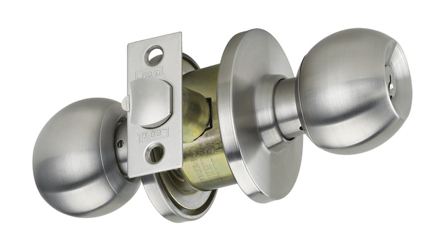 CERRADURA DE POMO DORMITORIO ACERO INOX BL60 - 1