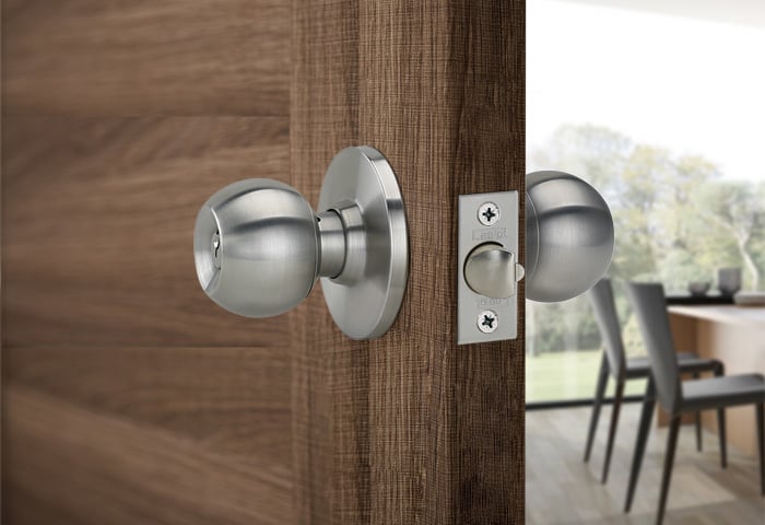 CERRADURA DE POMO DORMITORIO ACERO INOX BL60 - 2