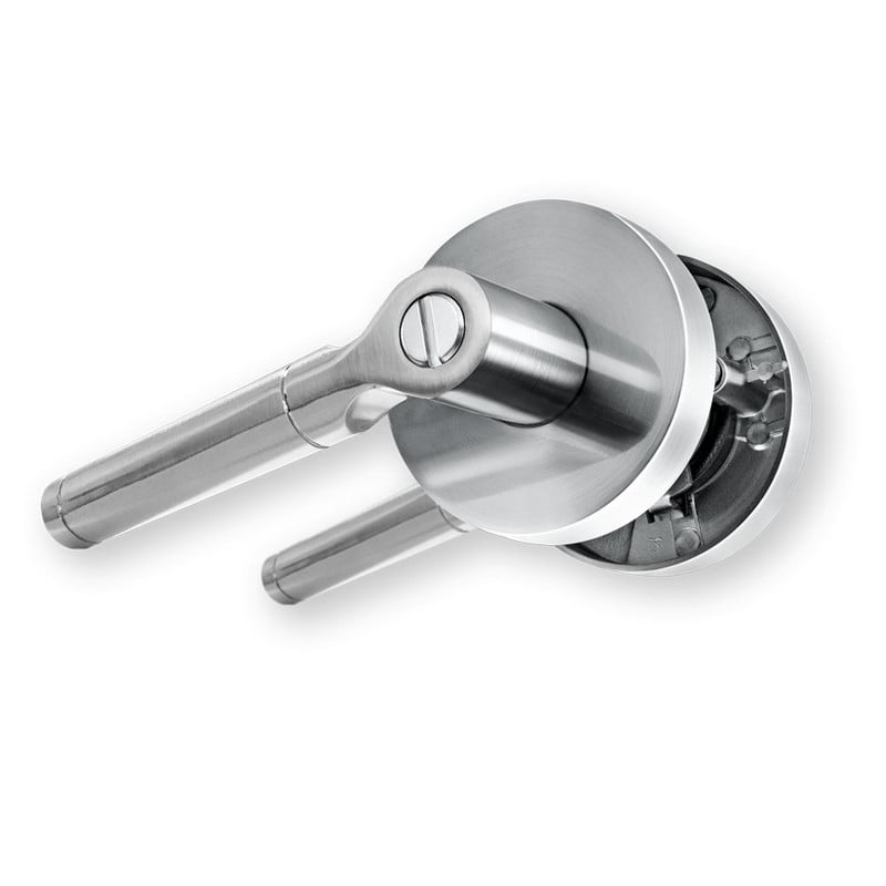 CERRADURA DE MANIJA FLAVIA BAÑO ACERO INOX - 2