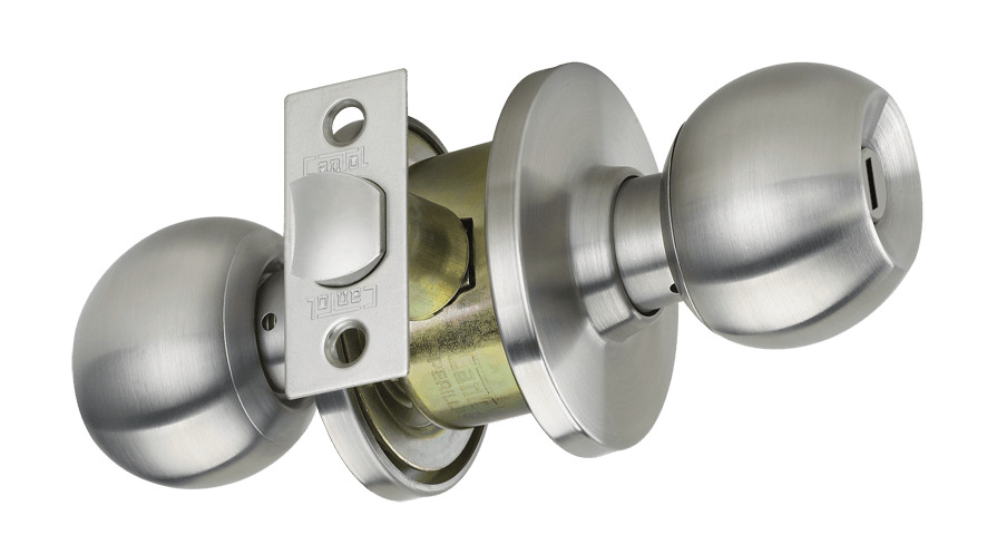 CERRADURA DE POMO BAÑO ACERO INOX BL61 - 1