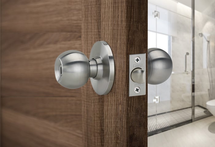 CERRADURA DE POMO BAÑO ACERO INOX BL61 - 2