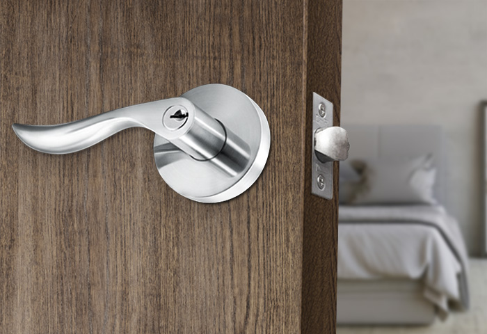 CERRADURA DE MANIJA BRISA DORMITORIO ACERO INOX - 2