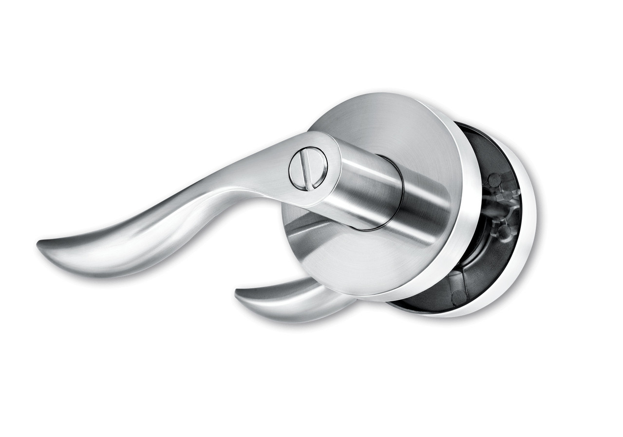 CERRADURA DE MANIJA BRISA BAÑO ACERO INOX - 1