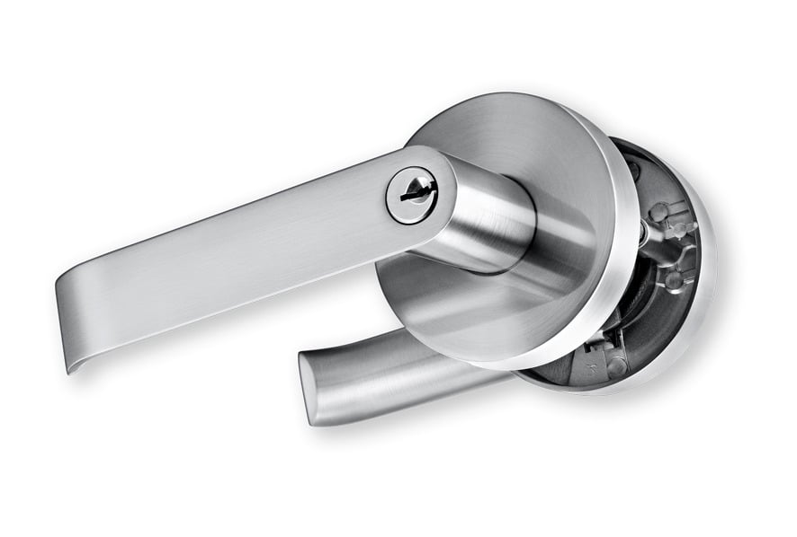 CERRADURA DE MANIJA ALLEGRA DORMITORIO ACERO INOX - 1