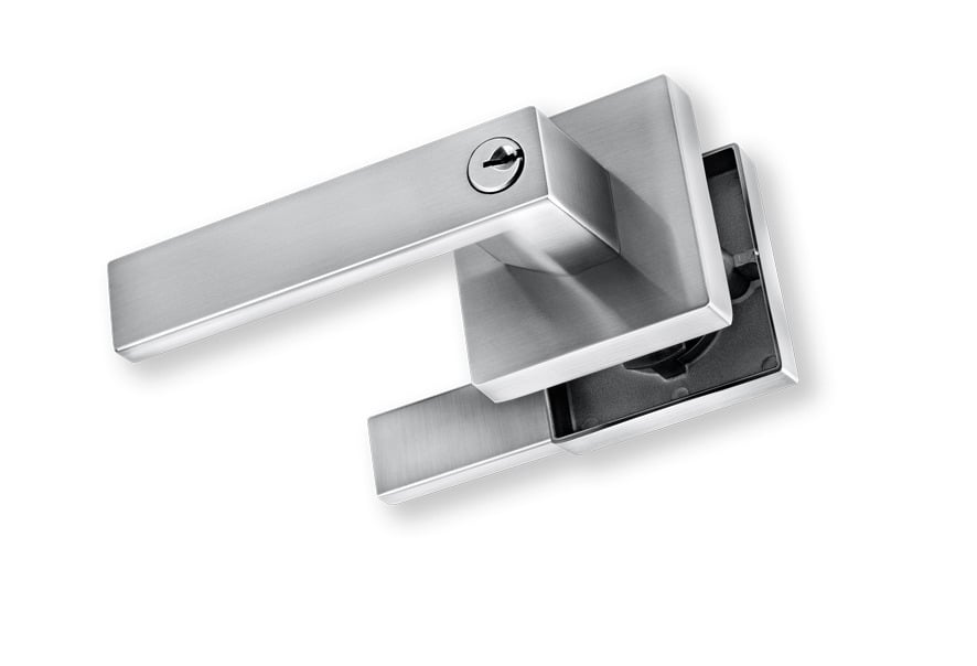CERRADURA DE MANIJA DANNA DORMITORIO ACERO INOX - 1