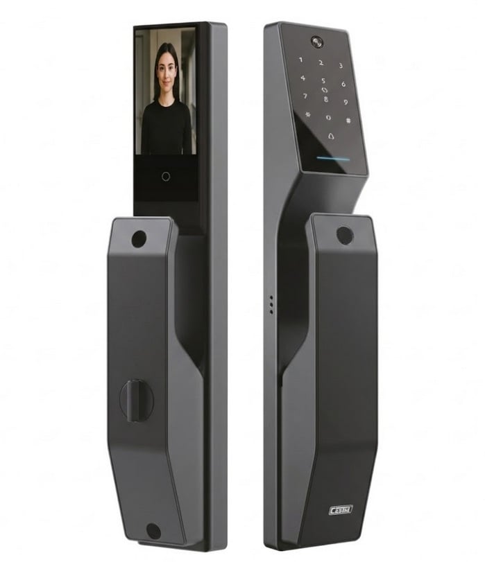 CERRADURA DIGITAL EMBUTIR CANTOL MOD.EVA GRAFITO - 1