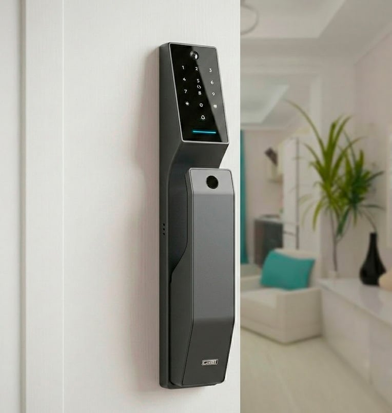 CERRADURA DIGITAL EMBUTIR CANTOL MOD.EVA GRAFITO - 4