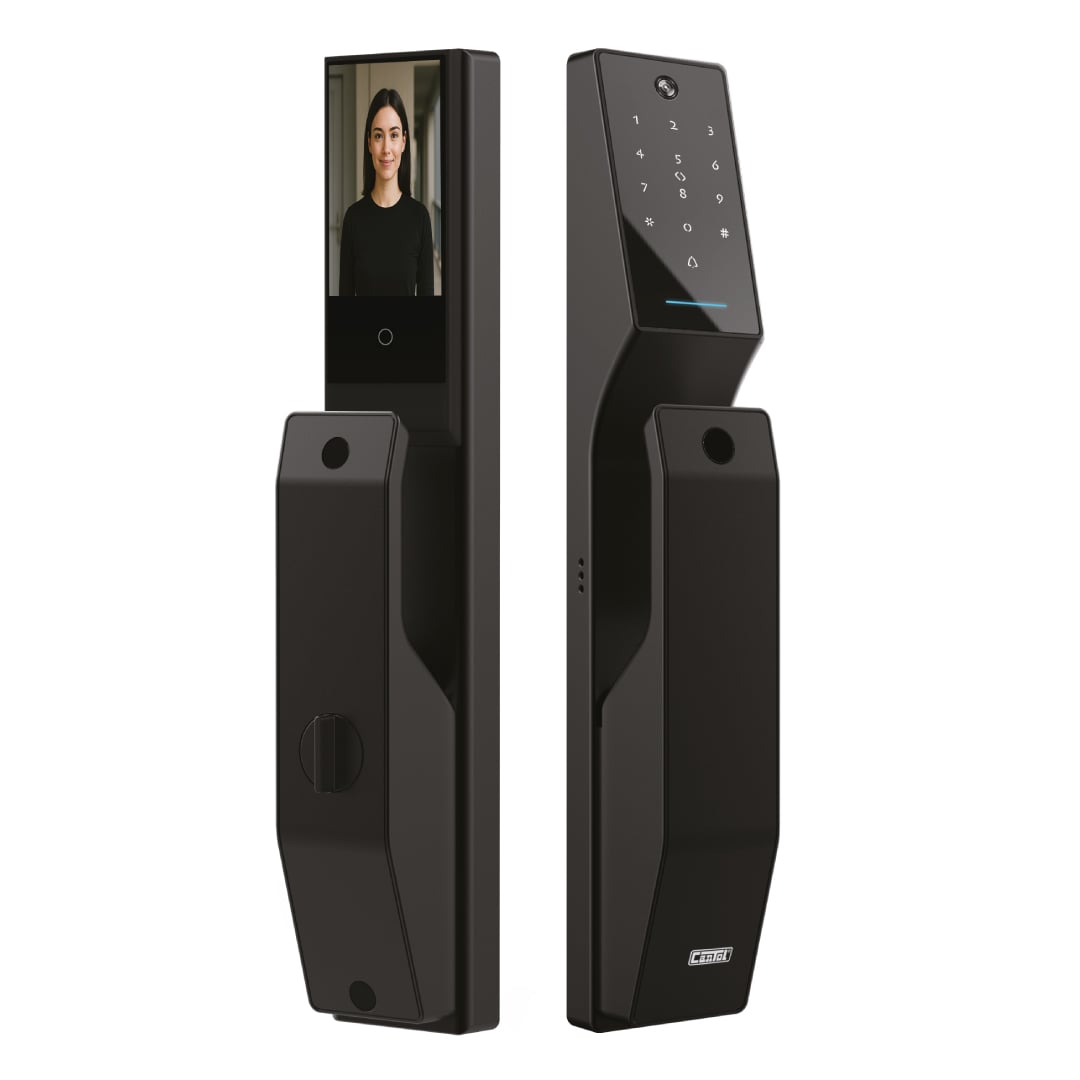 CERRADURA DIGITAL EMBUTIR CANTOL MOD.EVA NEGRO - 1