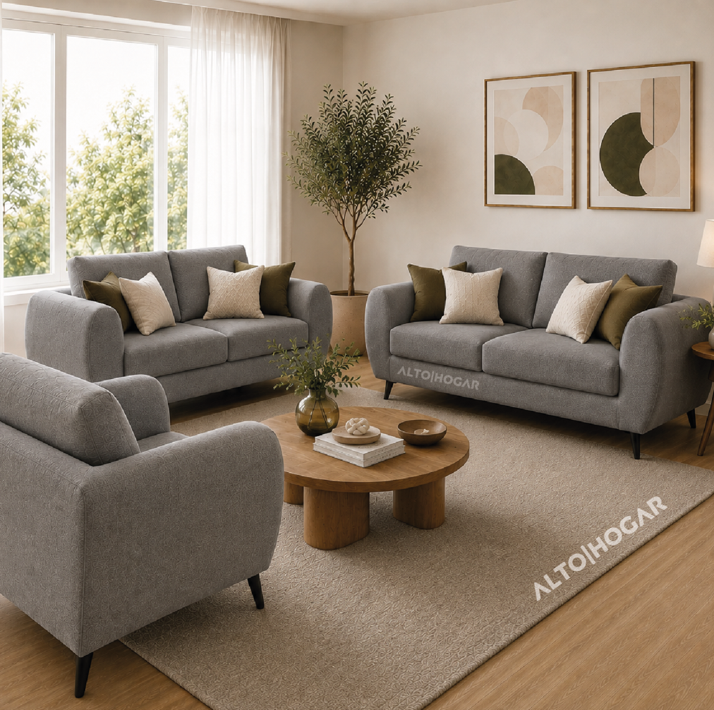 JUEGO DE SALA CANNES 3 2 1 - TAPIZ ANTIFLUIDO - 1