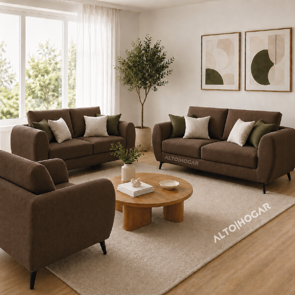 JUEGO DE SALA CANNES 3 2 1 - TAPIZ ANTIFLUIDO - 1