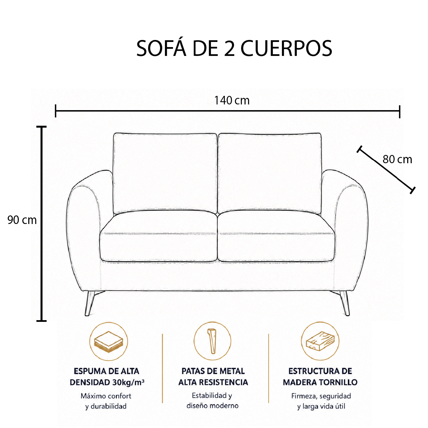 JUEGO DE SALA CANNES 3 2 1 - TAPIZ ANTIFLUIDO - 4