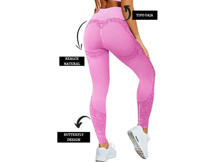 LEGGIN TODA ACTIVIDAD MUJER BUTTERFLY DEPORTIVO CON PUSH UP - 1
