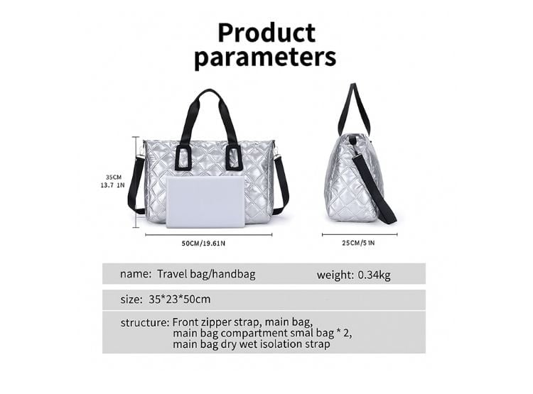 MOCHILA MALETIN SOLINE VIAJE GYM PARA MUJER - 2