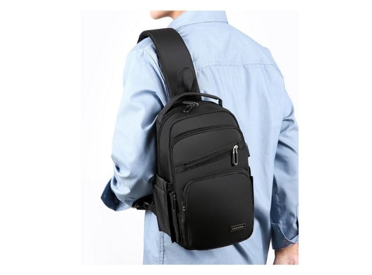 MORRAL MOCHILA PECHERA IMPERMEABLE PREMIUM UNISEX - 5
