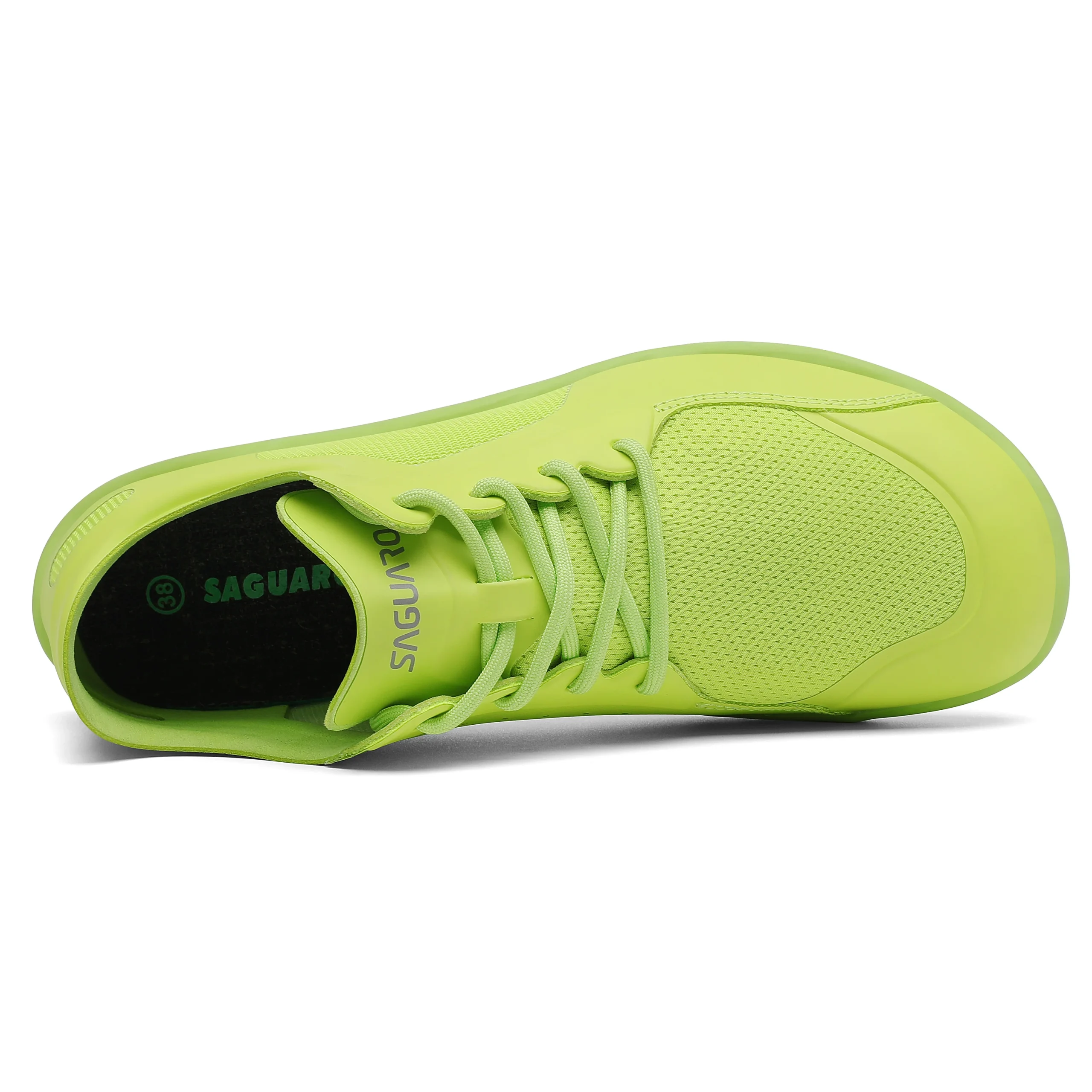 SAGUARO - ZAPATILLA WISH II BAREFOOT CASUAL SHOES - VERDE FLUOR - 3