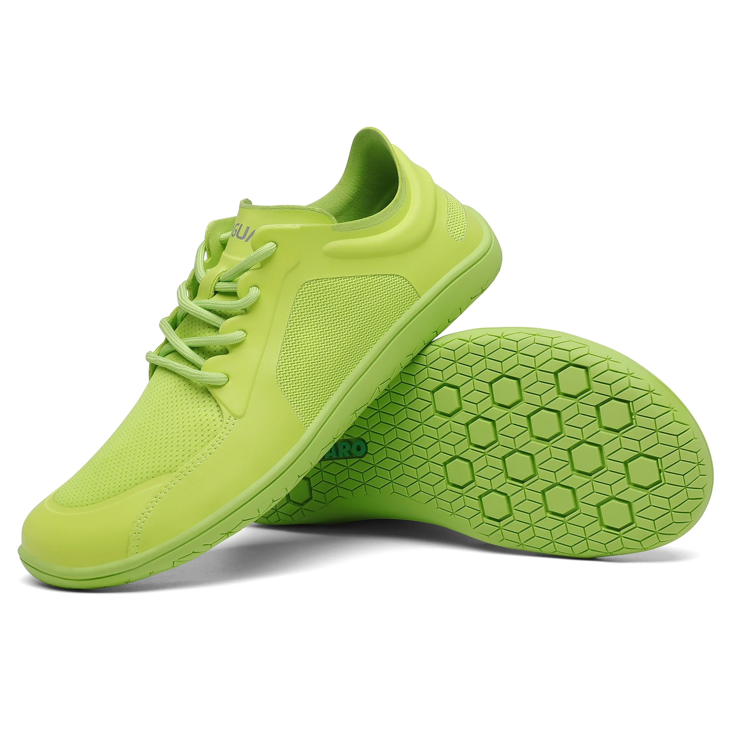 SAGUARO - ZAPATILLA WISH II BAREFOOT CASUAL SHOES - VERDE FLUOR - 4