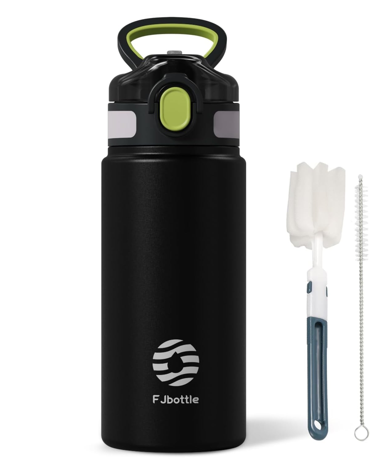BOTELLA FJBOTTLE 720ML ACERO CON TAPA TRITÁN NEGRO - 1