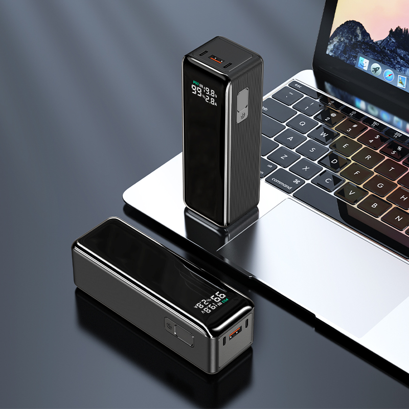WESDAR - POWER BANK LAPTOP TABLET TELÉFONO PD 160W 30000MAH - NEGRO - 3