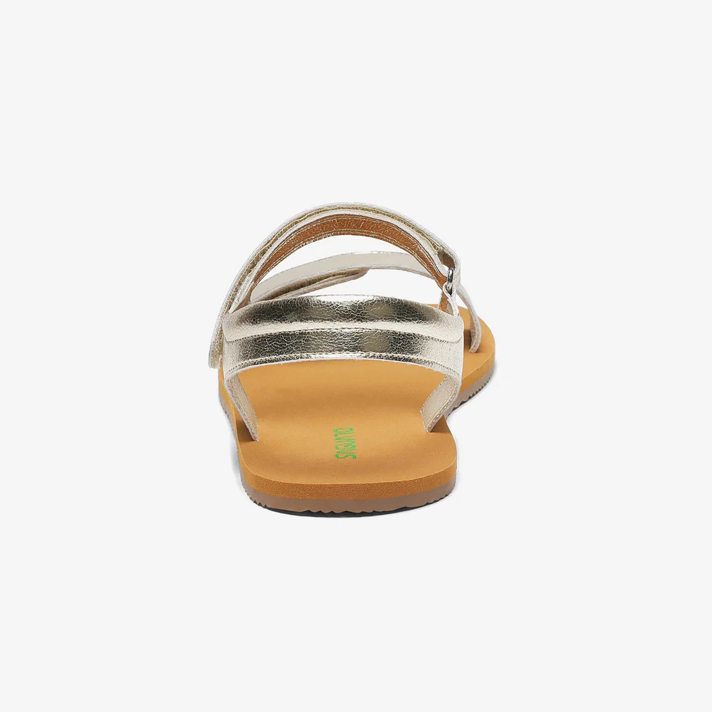 SAGUARO - SANDALIAS GLOW I BAREFOOT - DORADO - 6
