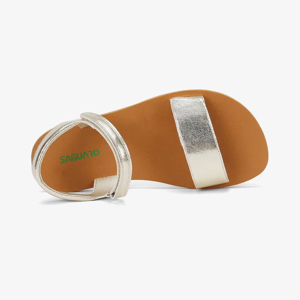 SAGUARO - SANDALIAS GLOW I BAREFOOT - DORADO - 7