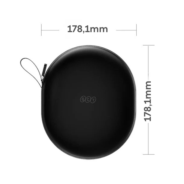 QCY - CASE DE TRANSPORTE PARA AUDÍFONOS STD PARA SERIE H3 Y H3 PRO - 4
