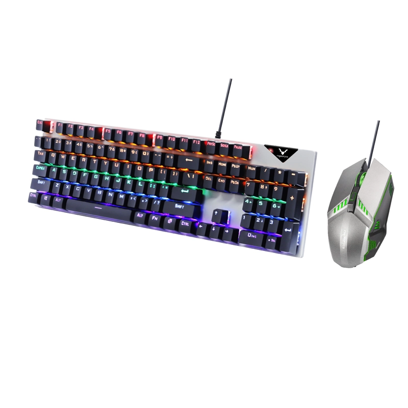 WESDAR - COMBO GAMING MOUSE + TECLADO MECÁNICO CON LUCES RGB - 2