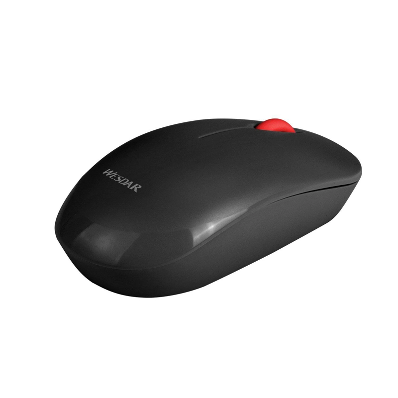 WESDAR - MOUSE DE OFICINA INALÁMBRICO NEGRO - 3
