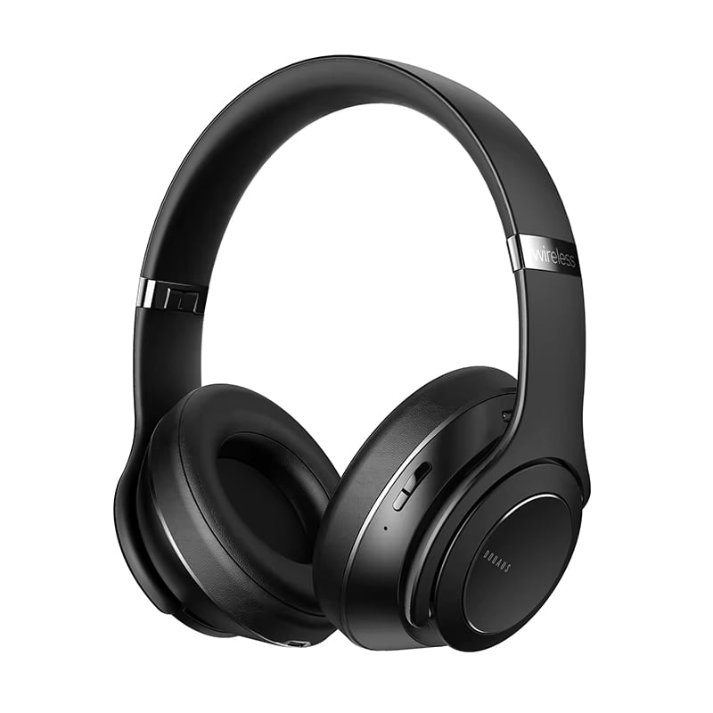 DOQAUS - AUDÍFONOS + PARLANTE 2 EN 1 BT 5.3 C/ESTUCHE VOGUE 9 - NEGRO - 1