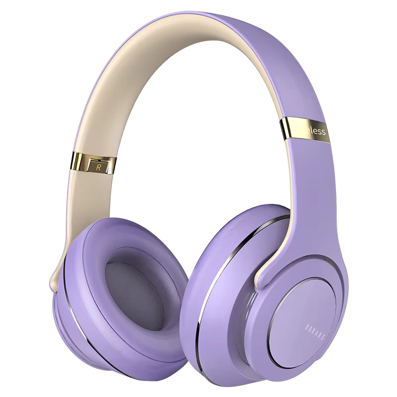 DOQAUS - AUDÍFONOS + PARLANTE 2 EN 1 BT 5.3 C/ESTUCHE VOGUE 9 - PÚRPURA - 1