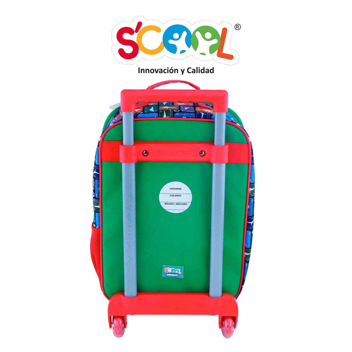 SCOOL - SET MALETA KOMBAT MED EVA 3D JURASSIC - 2