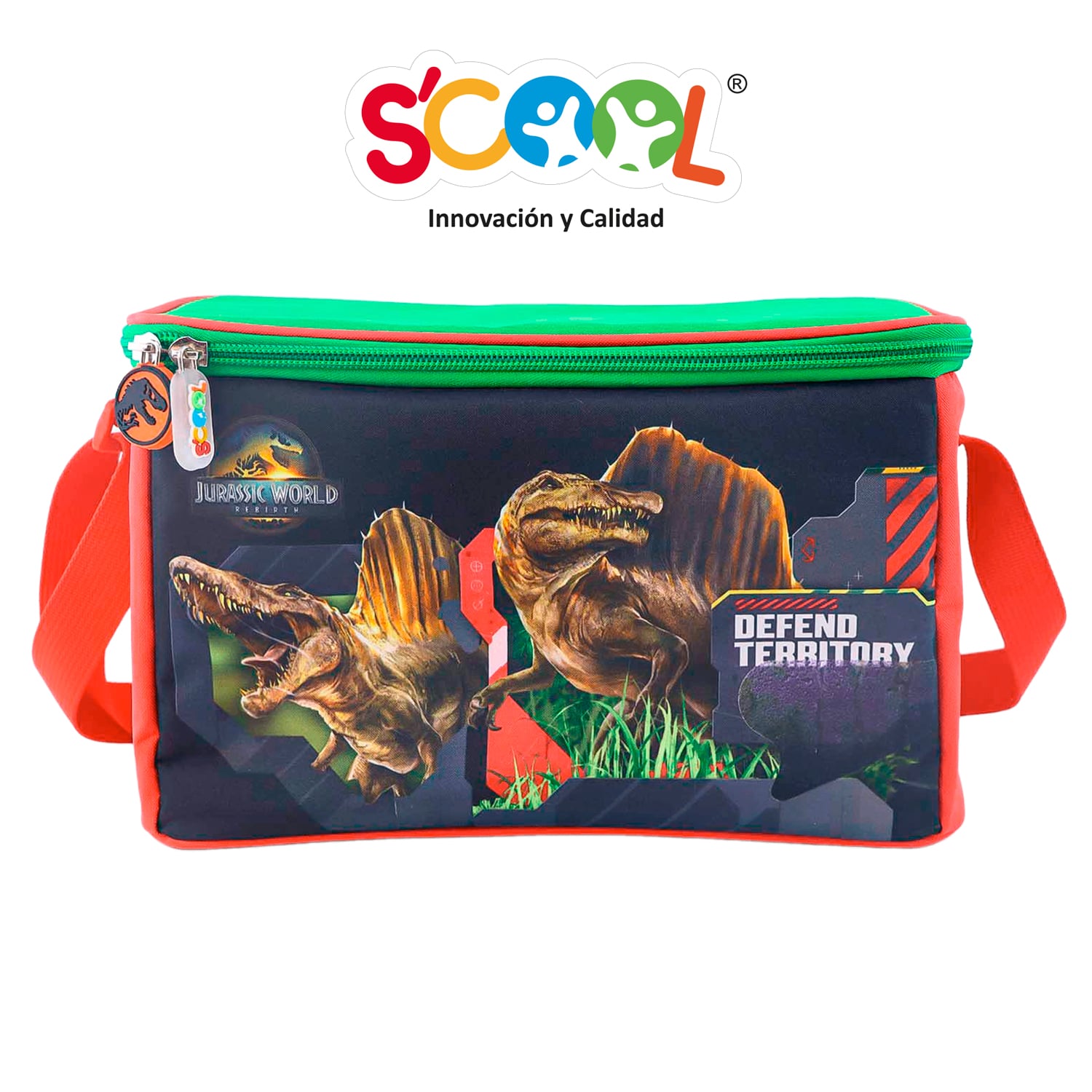 SCOOL - SET MALETA KOMBAT MED EVA 3D JURASSIC - 3