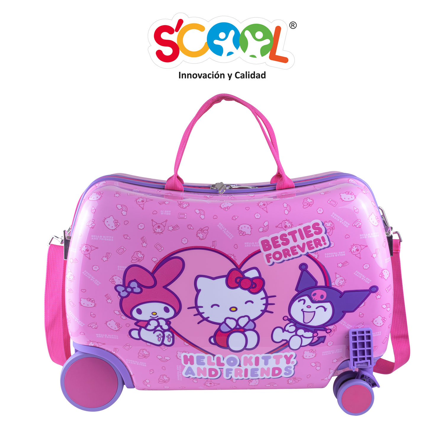 SCOOL - MALETA TRAVEL KIDS CARRY BAG HELLO KITTY Y FRIENDS - 1