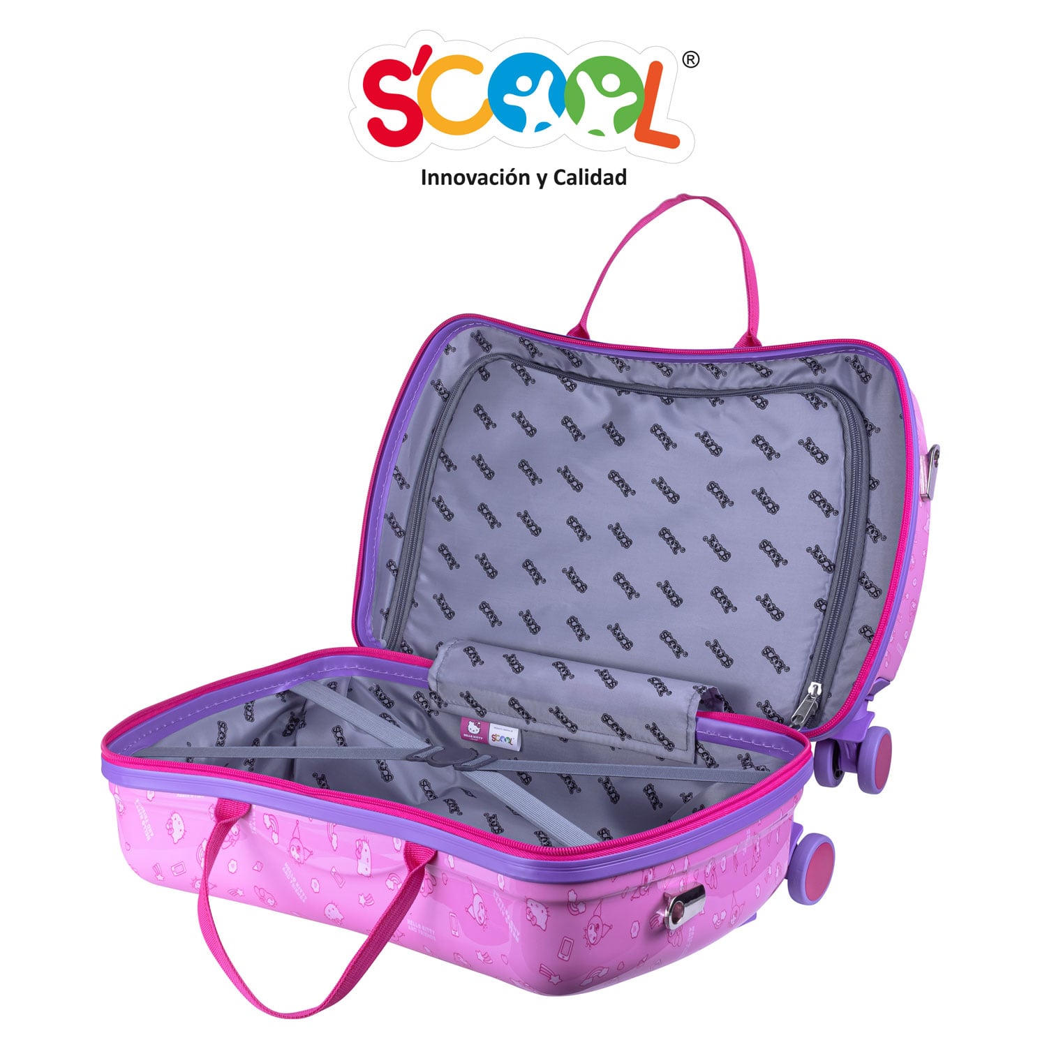 SCOOL - MALETA TRAVEL KIDS CARRY BAG HELLO KITTY Y FRIENDS - 3
