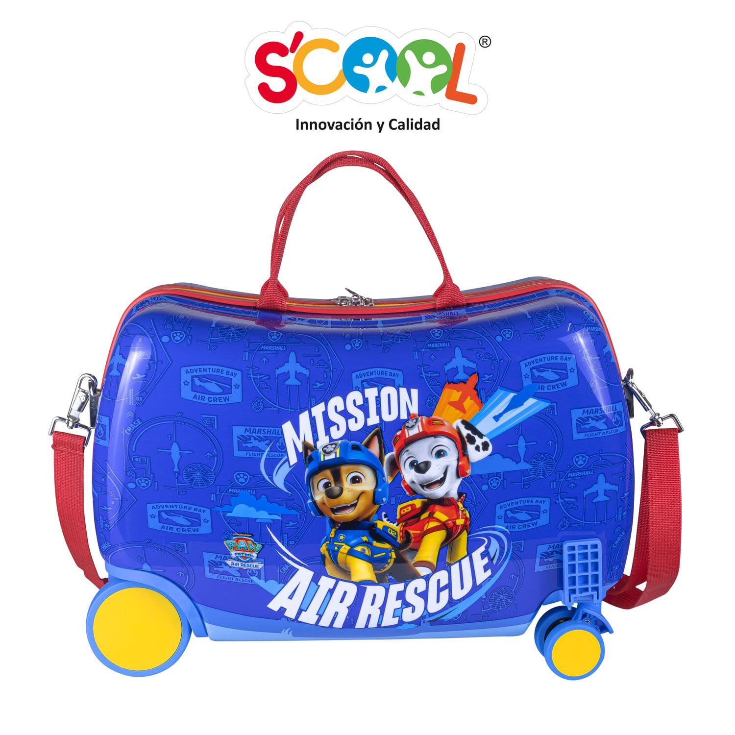 SCOOL - MALETA TRAVEL KIDS CARRY BAG PAW PATROL H - 1