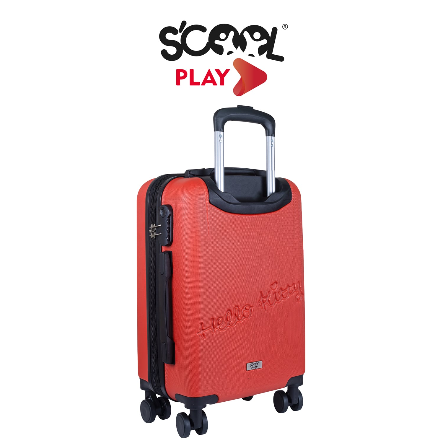 SCOOL PLAY - MALETA CARRY ON HELLO KITTY RED - 2