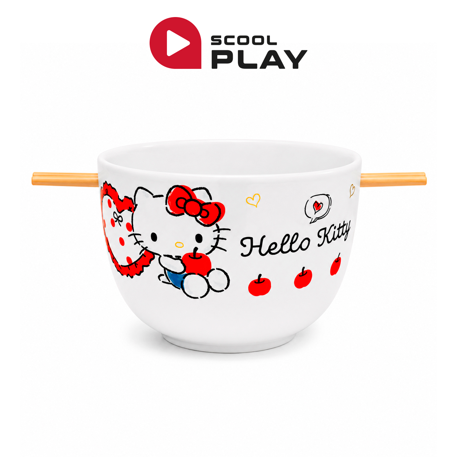 SCOOL - BOWL RAMEN CERÁMICA 26 PLAY 500 ML HELLO KITTY - 1