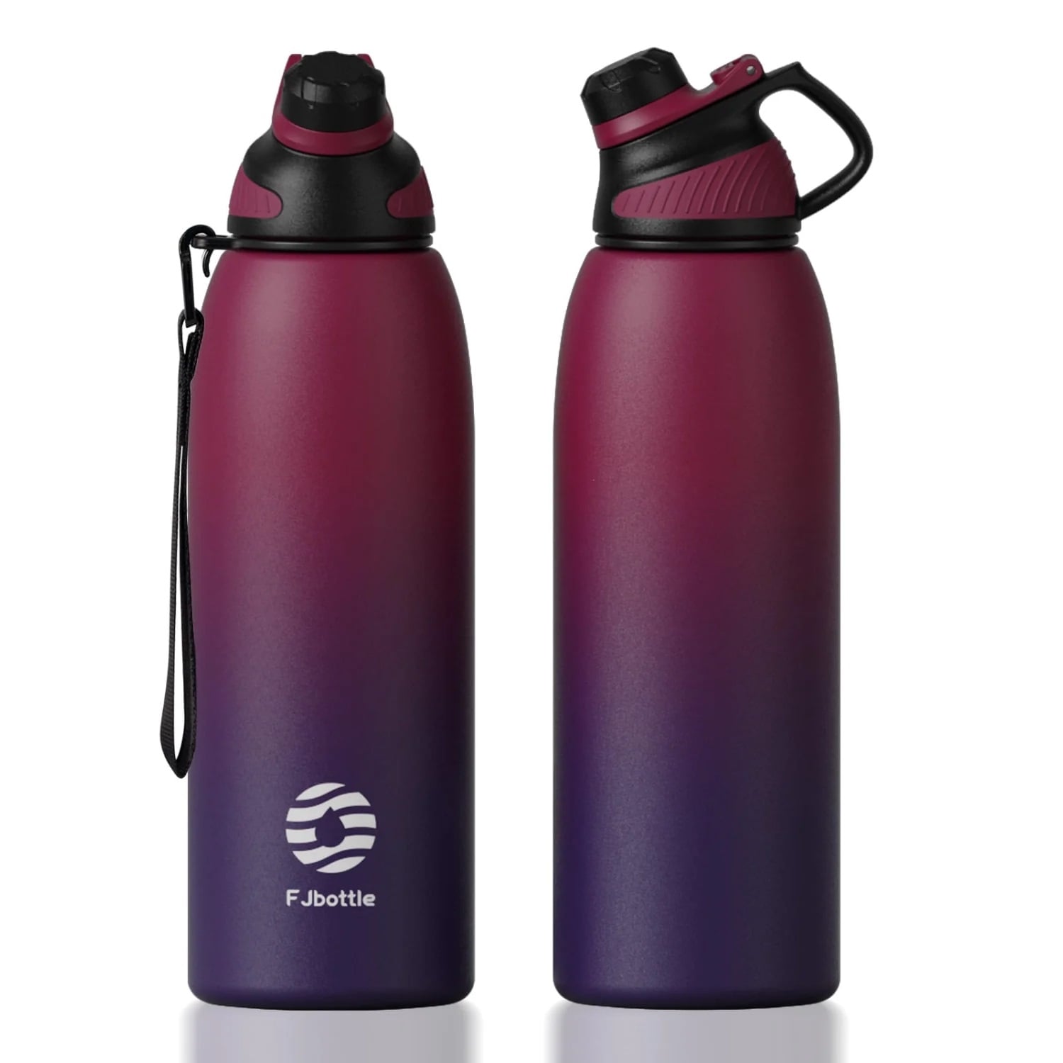 FJBOTTLE - BOTELLA DE AGUA DEPORTIVA CON AISLAMIENTO Y TAPA MAGNÉTICA 800ML - 1