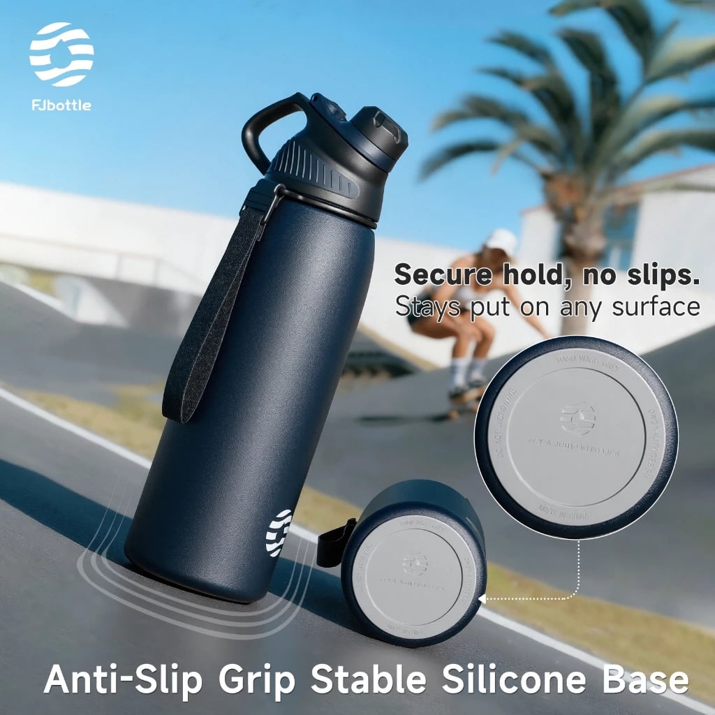 FJBOTTLE - BOTELLA DE AGUA DEPORTIVA CON AISLAMIENTO Y TAPA MAGNÉTICA 1000ML - 2
