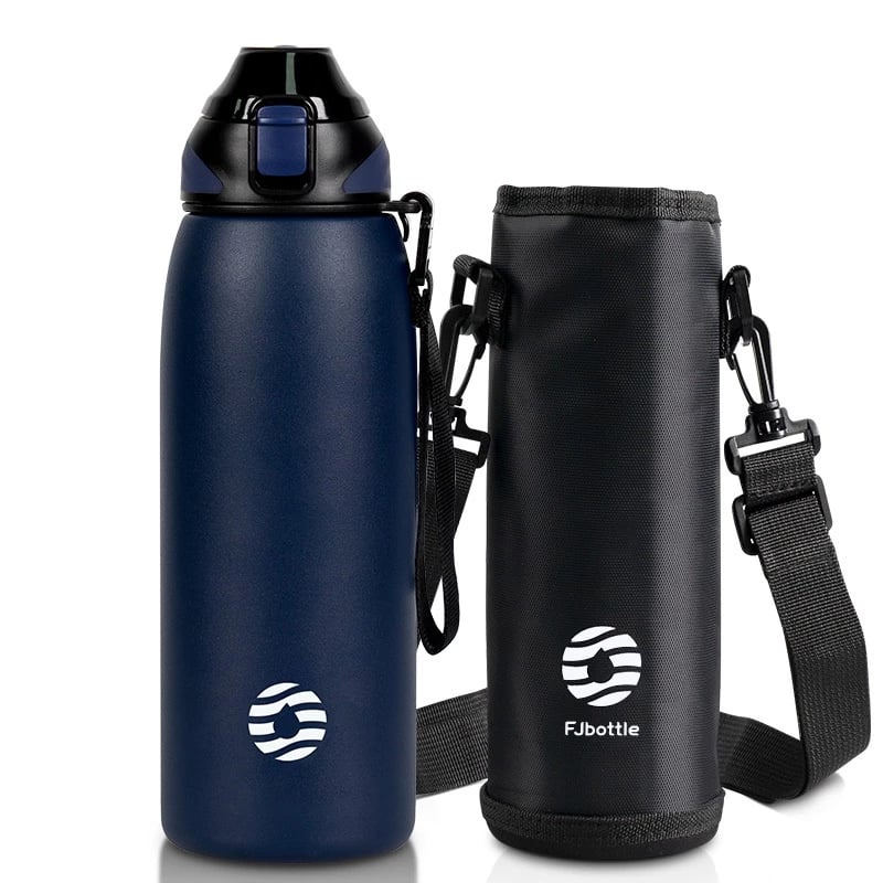 FJBOTTLE - BOTELLA DE AGUA CON AISLAMIENTO Y TAPA TRITÁN 800ML C/PORTA BOTELLA - 1