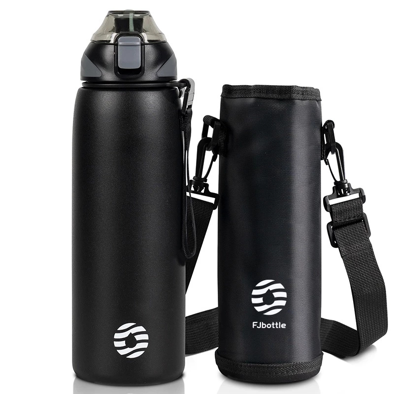 FJBOTTLE - BOTELLA DE AGUA CON AISLAMIENTO Y TAPA TRITÁN 800ML C/PORTA BOTELLA - 1