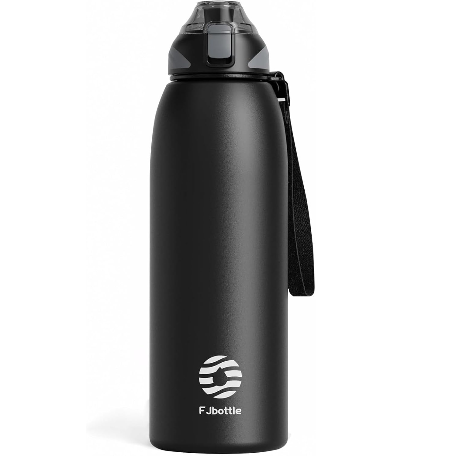 FJBOTTLE - BOTELLA DE AGUA CON AISLAMIENTO Y TAPA TRITÁN 1500ML - NEGRO - 1