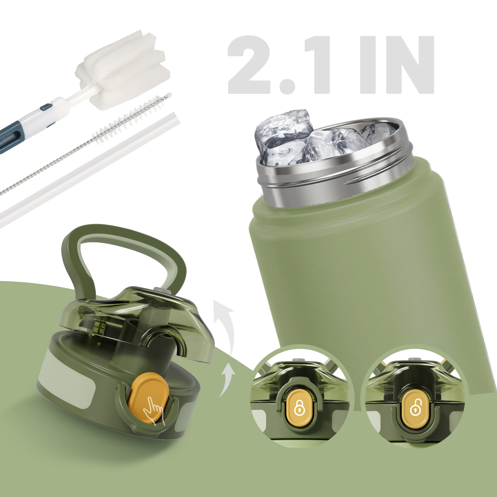FJBOTTLE - BOTELLA TÉMICO DE ACERO CON TAPA DE TRITÁN 720ML - 2