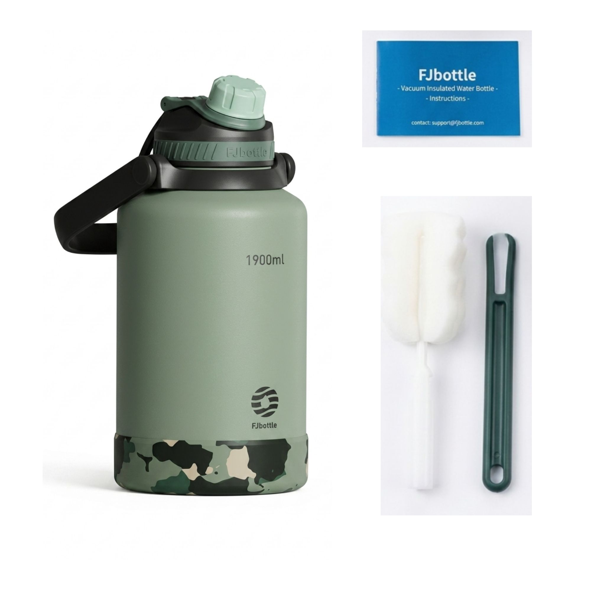 FJBOTTLE - BOTELLA TÉMICO DE ACERO CON TAPA DE TRITÁN 1900ML - 2