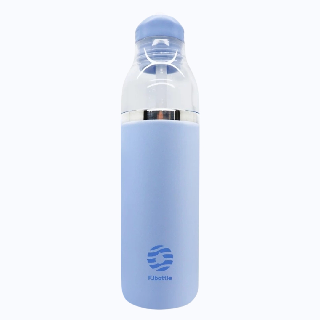 FJBOTTLE - BOTELLA DE ACERO DOBLE PARED 304S/S Y PLÁSTICO TRITAN DE 750ML - AZUL - 1
