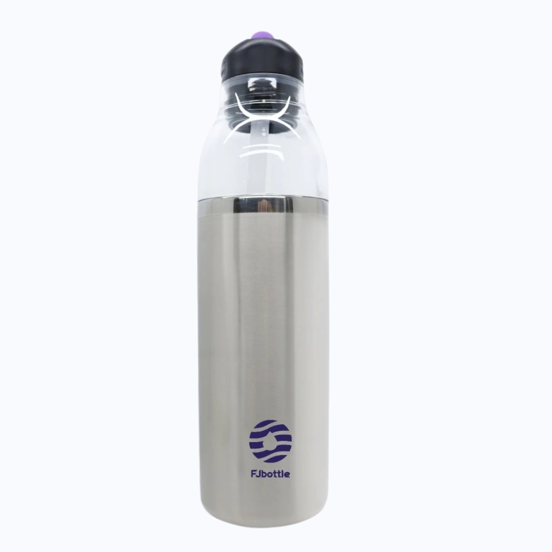 FJBOTTLE - BOTELLA DE ACERO DOBLE PARED 304S/S Y PLÁSTICO TRITAN DE 750ML - 1