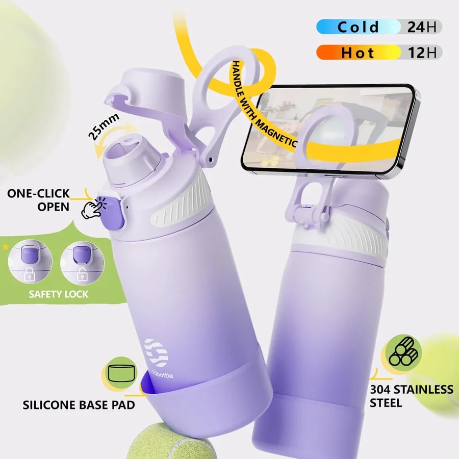 FJBOTTLE - BOTELLA TÉRMICA DE ACERO CON TAPA DE TRITÁN 600ML - 2