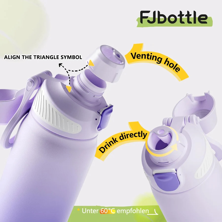 FJBOTTLE - BOTELLA TÉRMICA DE ACERO CON TAPA DE TRITÁN 600ML - 3